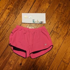 New Balance Women's Hot Pink Running Shorts